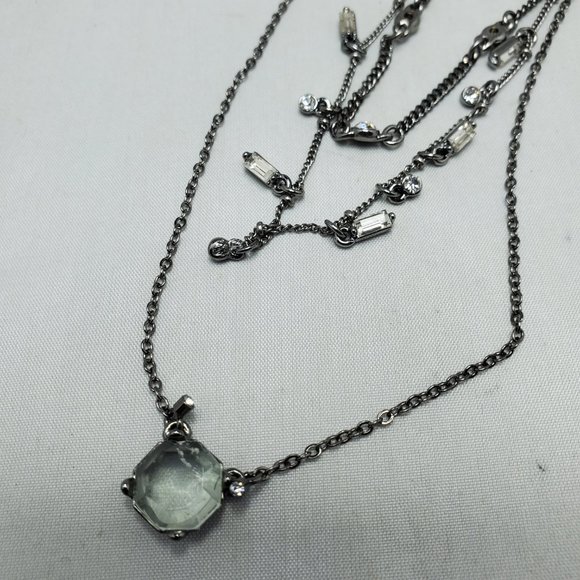 French Connection Layered Choker Necklace 11 (Aqua) Necklace - Picture 8 of 8